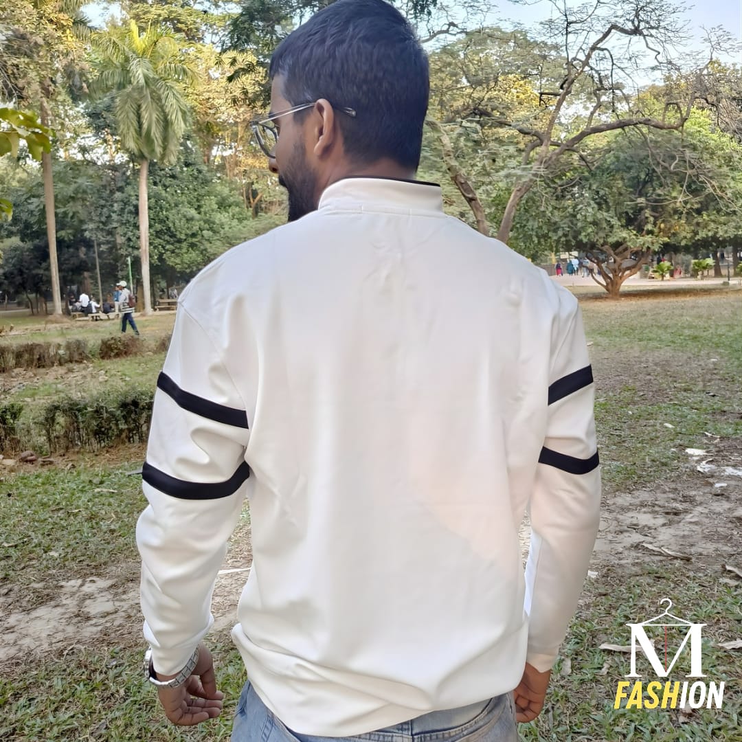 Full Sleeve Shirt (White&Brown)